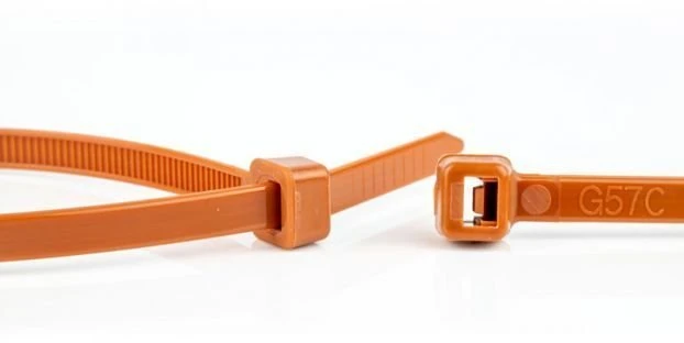 Stabilus WKK Złączki kablowe su tworzywa sztucznego ruda 100x2,5mm 100 St.
