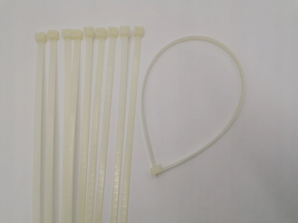 Stabilus WKK Kabelių jungtys iš natūralaus plastiko 530x9mm 100 vnt.