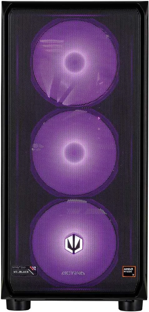 Stacionarus kompiuteris Actina 5901443414599 PC AMD RyzenTM 7 7700X 32 GB DDR5-SDRAM 2 TB SSD NVIDIA GeForce RTX 5070 Ti Midi Tower Juodas