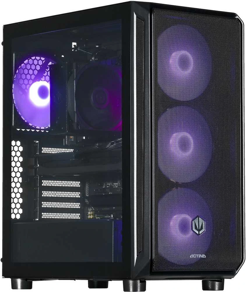 Stacionarus kompiuteris Actina 5901443414490 PC AMD Ryzen™ 7 8700F 32 GB DDR5-SDRAM 2 TB SSD NVIDIA GeForce RTX 5070 Midi Tower Juodas