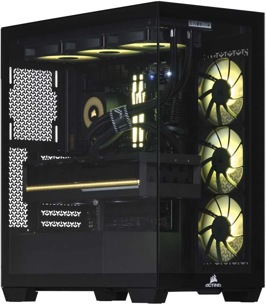 Stacionarus kompiuteris Actina 5901443413851 PC AMD Ryzen™ 7 7800X3D 32 GB DDR5-SDRAM 2 TB SSD NVIDIA GeForce RTX 5080 Windows 11 Home Midi Tower Juodas