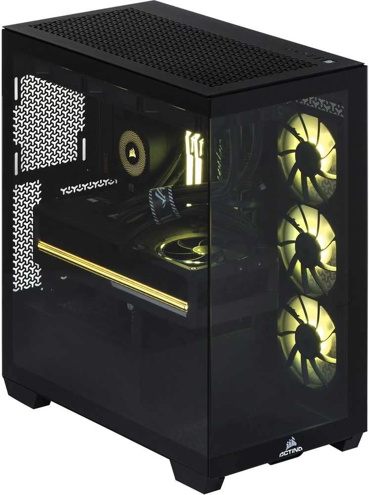 Stacionarus kompiuteris Actina 5901443413851 PC AMD Ryzen™ 7 7800X3D 32 GB DDR5-SDRAM 2 TB SSD NVIDIA GeForce RTX 5080 Windows 11 Home Midi Tower Juodas