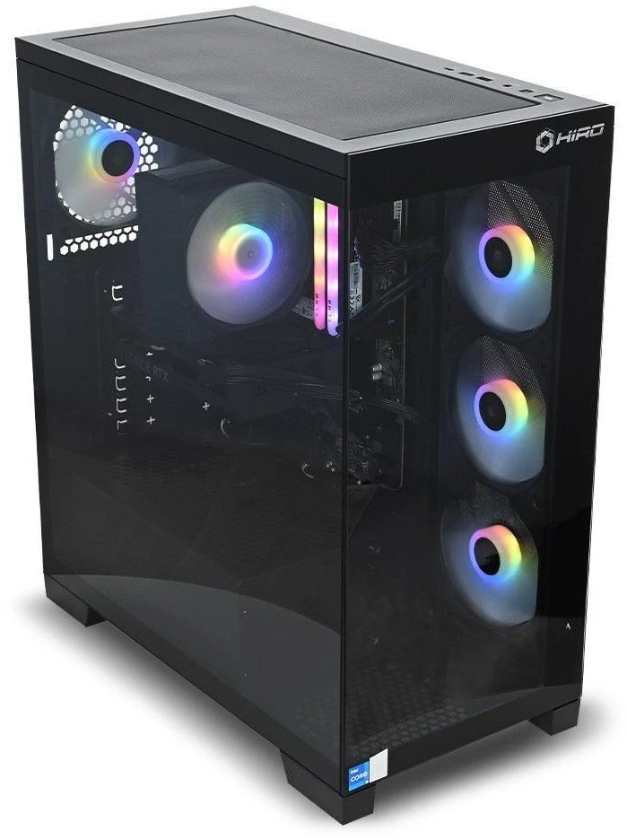 Stacionarus kompiuteris Hiro HIRO Aurora kompiuteris, Ryzen 5 7600, 16 GB, RTX 5060, 1 TB M.2 PCIe, „Windows 11 Home“