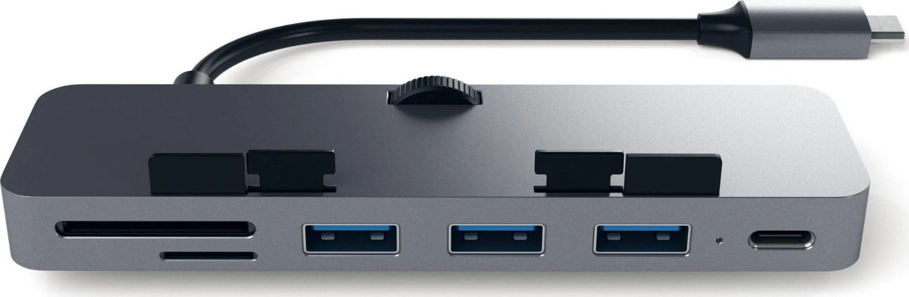 HUB USB Satechi Clamp Hub Pro 1x SD 1x USB-C 1x Micro SD + 3x USB-A 3.0 (ST-TCIMHM)