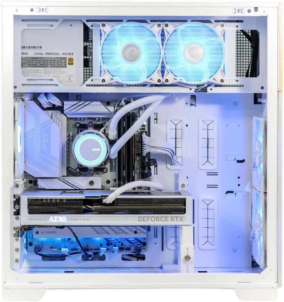 Stacionarus kompiuteris Kompiuteris Adax Draco Obsidian Baltas, Ryzen 7 9700X, 32GB, RTX 5070, 1TB M.2 PCIe Windows 11 Home