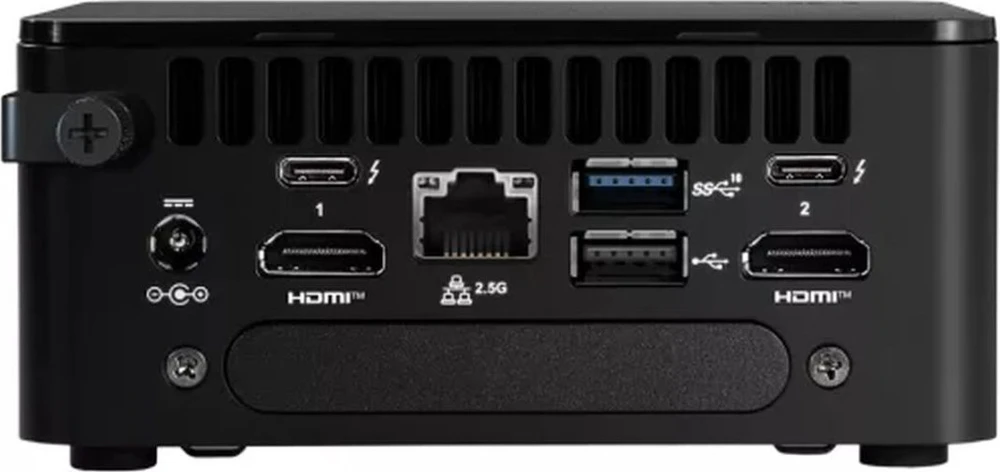 Kompiuteris ASUS NUC 13 PRO RNUC13L3HV500000I (RPL-P 28W vPro (i5-1350P), be RAM, be saugyklos, integruotas VGA, be OS, be laido, rinkinys)
