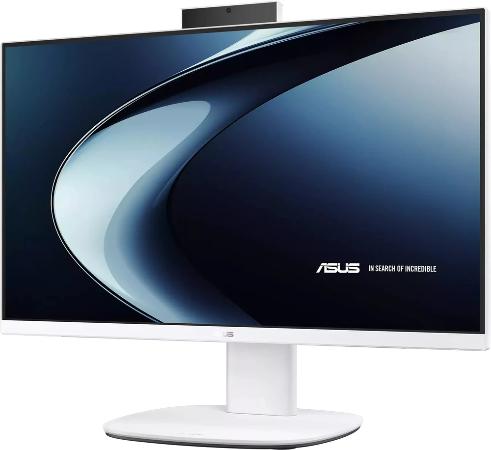 ASUS AIO VM640KA-WPC046W Ryzen AI 5 330 23.8" FHD 100Hz 250 nits plataus matymo lauko AG 16GB DDR5 512GB SSD Radeon 820M WLAN + Bluetooth 5MP kamera + IR Windows 11 Baltas 2 metų garantija nuo durų iki durų