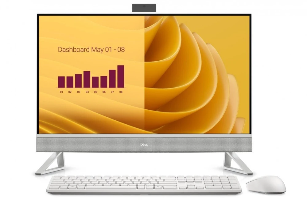 Stacionarus Kompiuteris - Dell EC27250 Core 7 150U | 16 GB | 1 TB SSD | 27" | Wi-Fi 6E | Win11 Pro | Perlinė glazūra