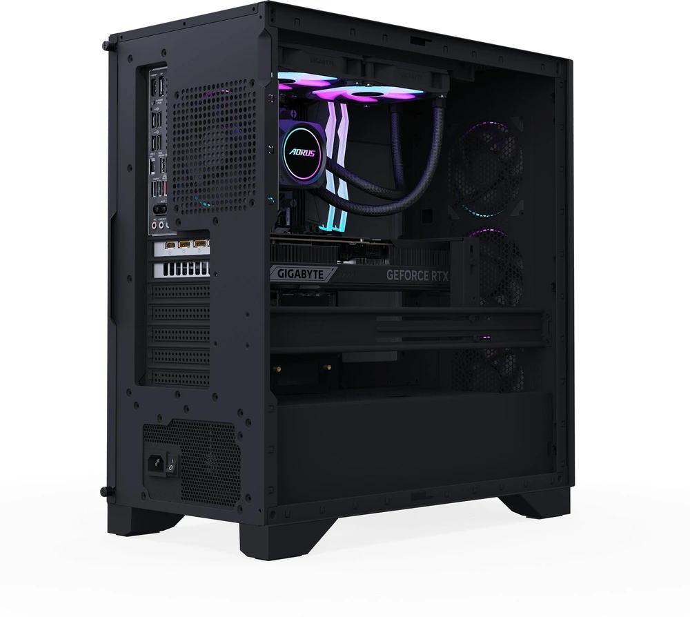 Stacionarus kompiuteris „Gigabyte Aorus Prime 5 AP551“ kompiuteris, „Ryzen 7 9800X3D“, 32 GB RAM, RTX 5070 Ti vaizdo plokštė, 2 TB M.2 PCIe diskas, „Windows 11 Home“
