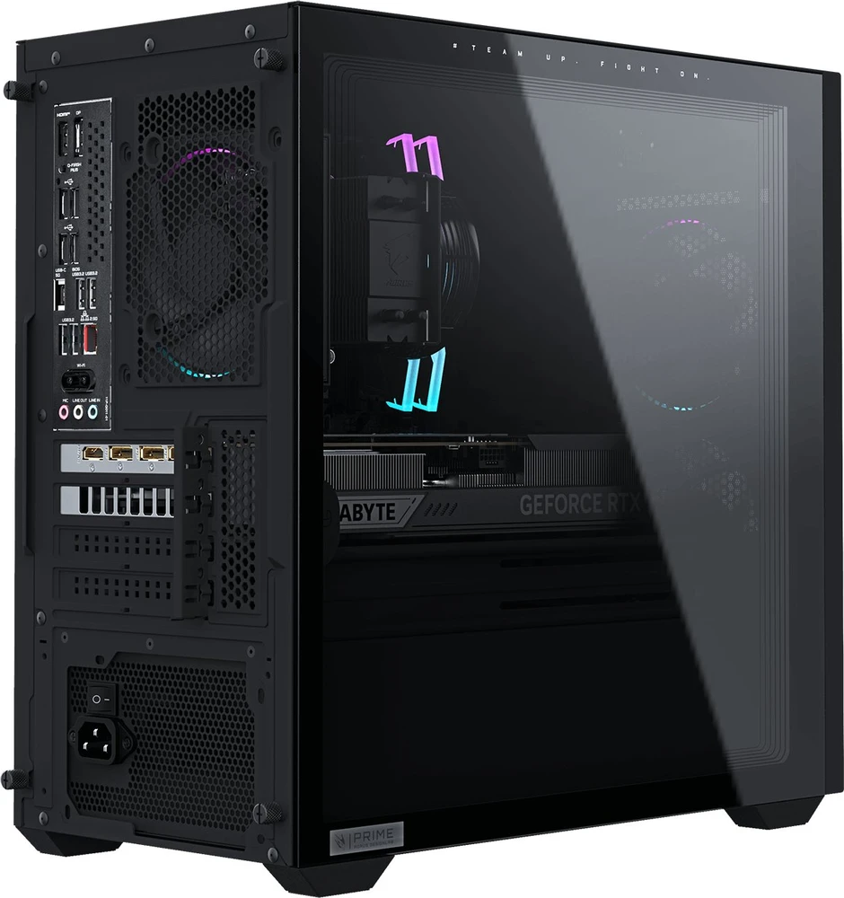 Stacionarus kompiuteris „Gigabyte Aorus Prime 3 AP351“ kompiuteris, „Ryzen 7 9700X“, 32 GB, RTX 5070, 1 TB M.2 PCIe“, „Windows 11 Home“