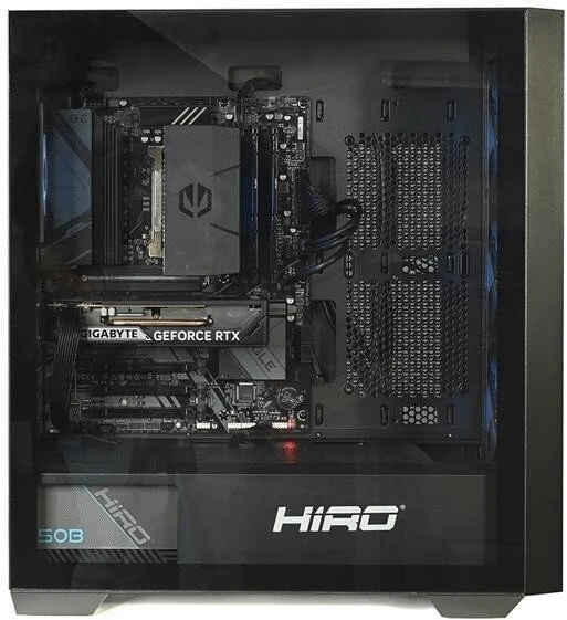 Stacionarus kompiuteris Kompiuteris Hiro Hellcat AMD Ryzen 5 5500F, RTX 3050 6GB, 16GB RAM, 1TB SSD, WIFI, W11H (ZKG-R5A3050-W1)