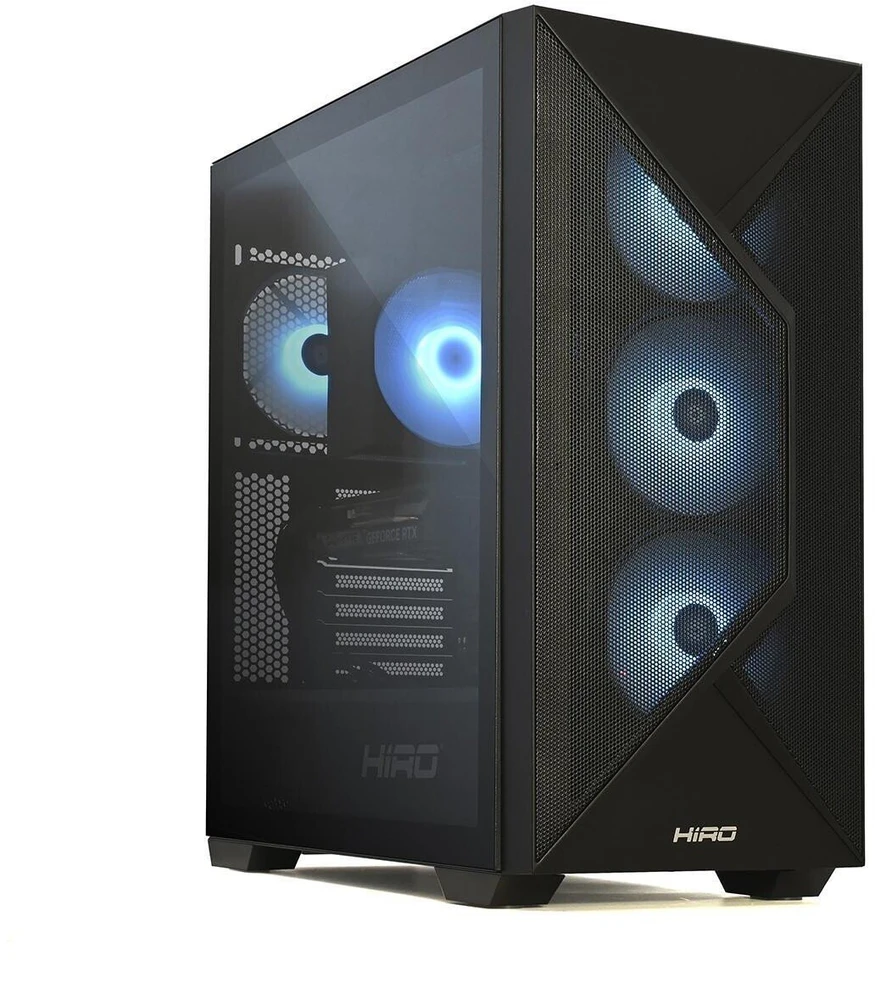 Stacionarus kompiuteris Kompiuteris Hiro Hellcat AMD Ryzen 5 5500F, RTX 5060 8GB, 16GB RAM, 1TB SSD, WIFI, W11H (ZKG-R5B5060-W1)