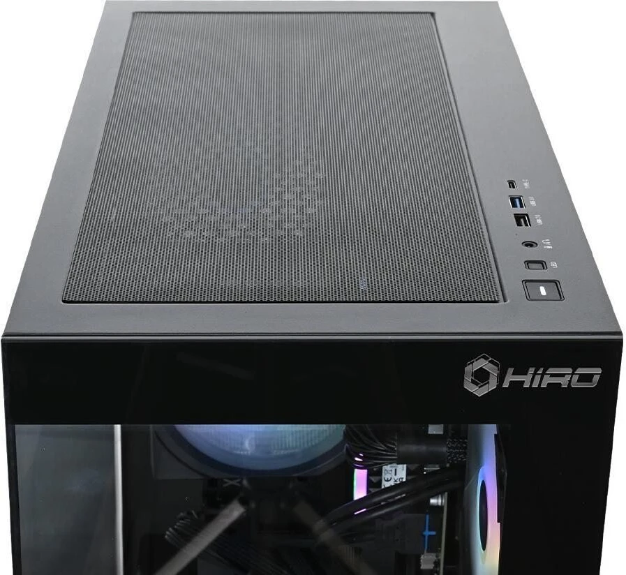 Stacionarus kompiuteris Kompiuteris Hiro Aurora AMD Ryzen 7 9800X3D, RX 9700 GRE 12GB, 32GB RAM, 2TB SSD, Wi-Fi, Windows 11 Home (ZKG-R7XRX9700G-B01)