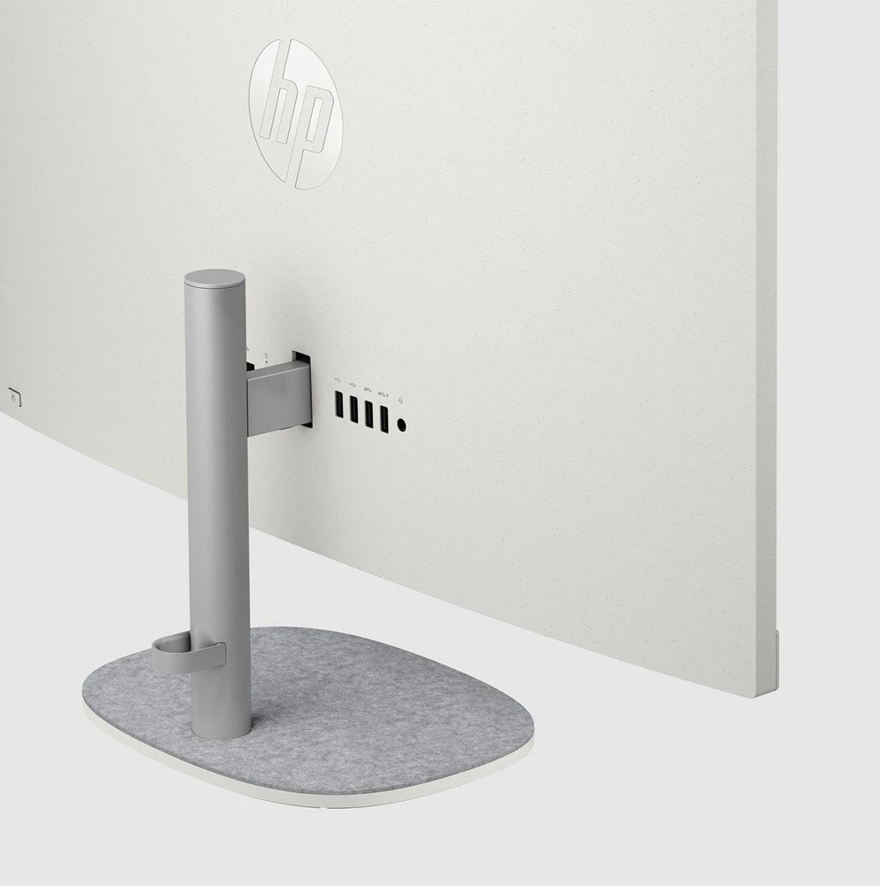 „Hewlett Packard“ (HP) HP 27-cr0204nw AMD Ryzen™ 7 7730U 68,6 cm (27 colio) 1920 × 1080 pikselių „viskas viename“ kompiuteris 16 GB DDR4-SDRAM 512 GB SSD Nemokamas DOS Wi-Fi 6 (802.11ax) Baltas