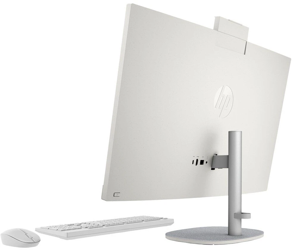 Stacionarus kompiuteris „Hewlett Packard“ (HP) HP 27-cr0224nw Intel® Core™ i5 i5-1335U 68,6 cm (27 colio) 1920 × 1080 pikselių „viskas viename“ kompiuteris 16 GB DDR4-SDRAM 512 GB SSD Laisvas DOS Wi-Fi 6 (802.11ax) Baltas
