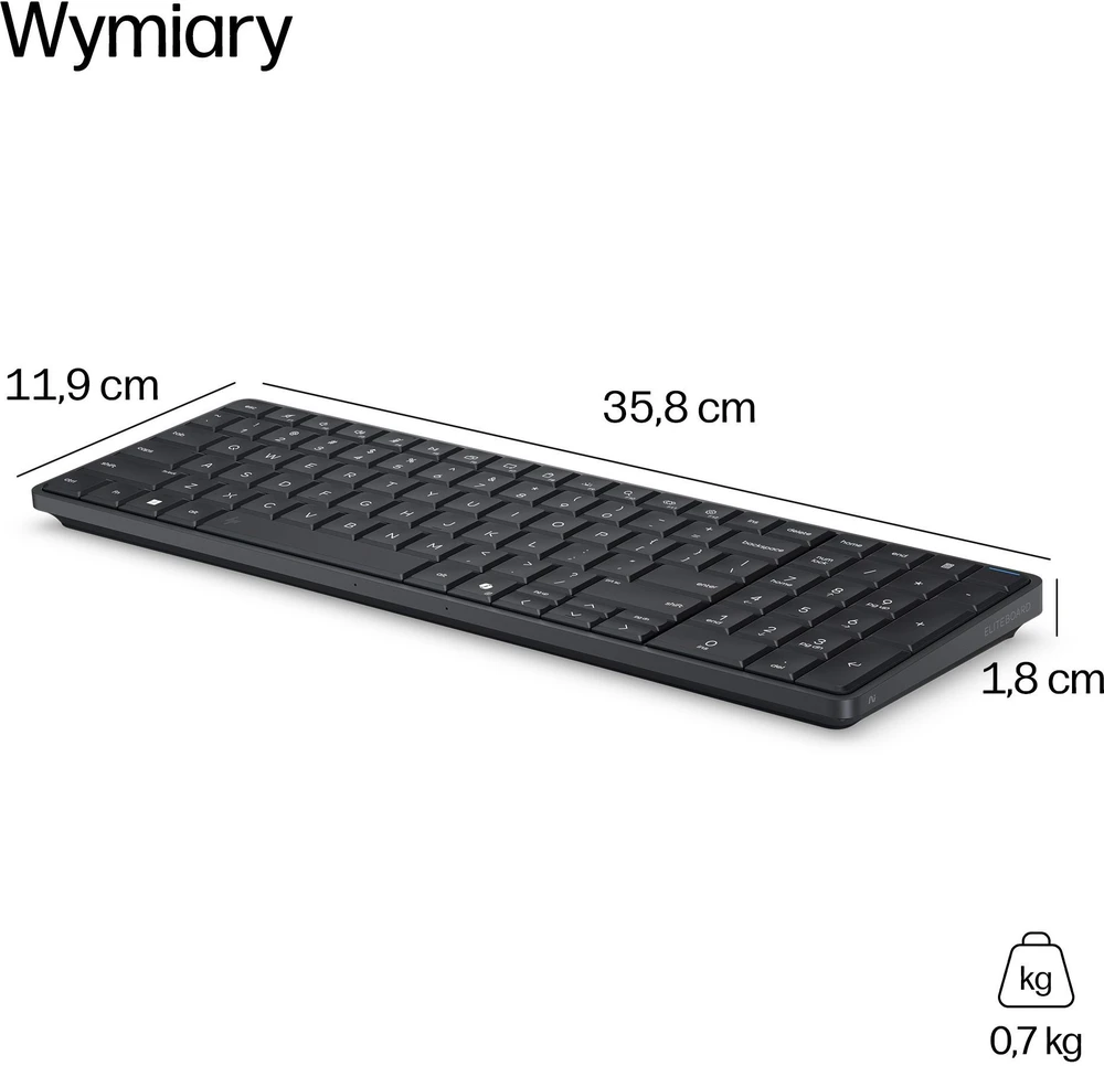Stacionarus kompiuteris Komputer HP EliteBoard G1a Next Gen AI PC Copilot+ PC PRO 340 16GB DDR5 512GB Windows 11 Pro Juodas (D92F7ET#AKD)