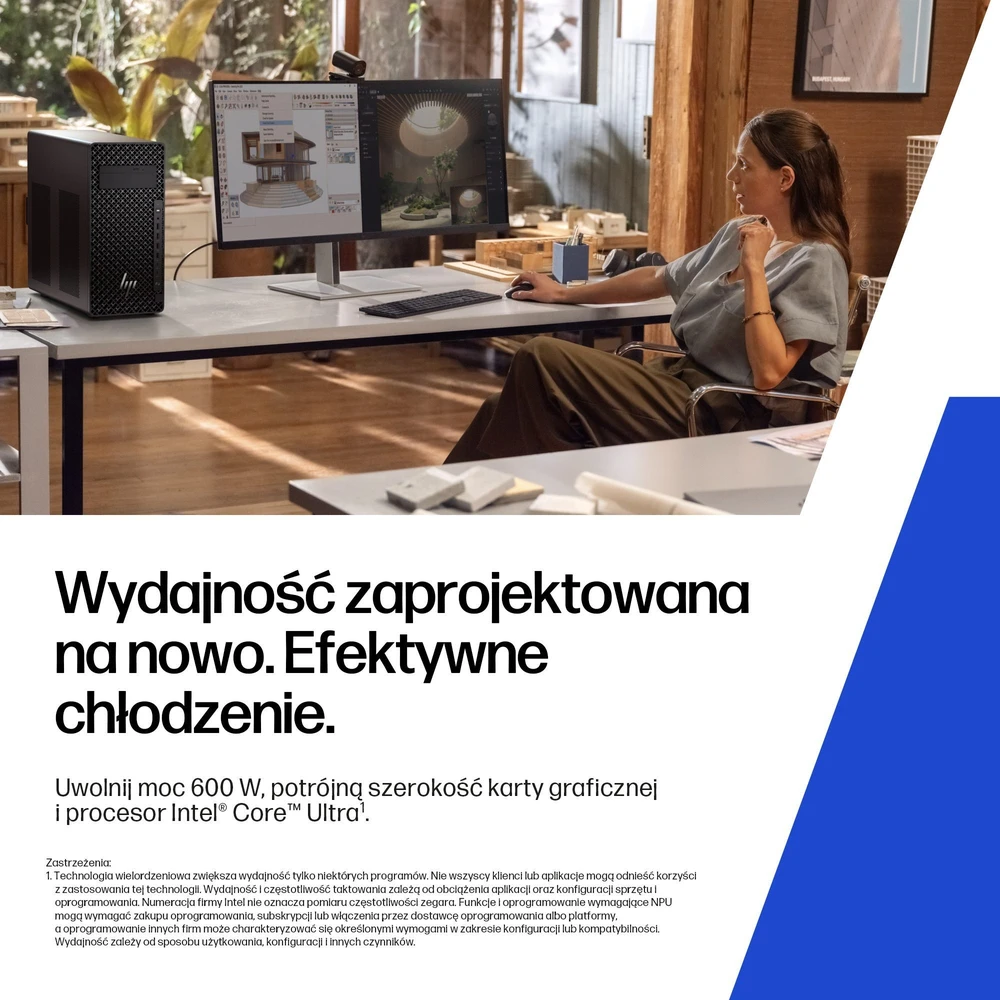 Stacionarus kompiuteris Komputer HP Z2 Tower G1i Intel Core Ultra 7 265 32GB 1TB SSD Windows 11 Pro (DN7Z4ET#AKD)