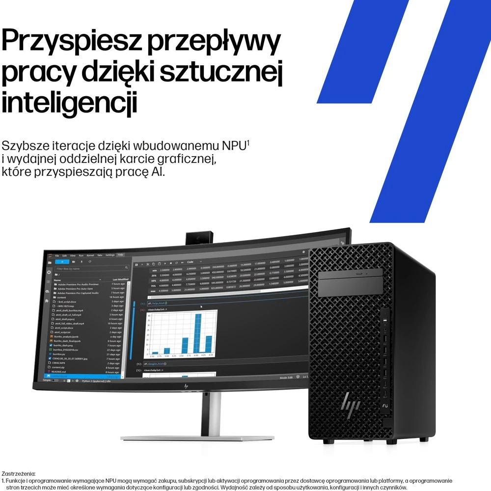 Stacionarus kompiuteris Komputer HP Z2 Tower G1i DN7Z8ET Intel Core Ultra 7 265K NVIDIA PRO RTX 2000 64GB 1TB SSD Tower Juodas (DN7Z8ET#AKD)