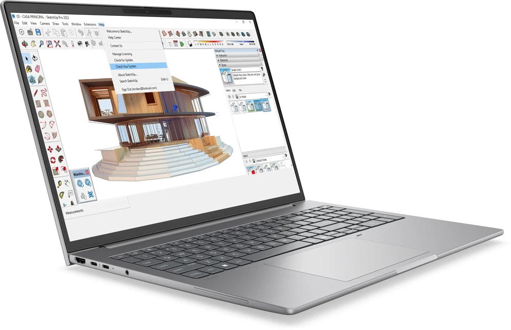 Nešiojamas kompiuteris Komputer HP ZBook 8 G2a AMD Ryzen AI 7 PRO 450 16'' 32GB 1TB SSD NVMe Sidabrinė (DK3E2ET#ABD)