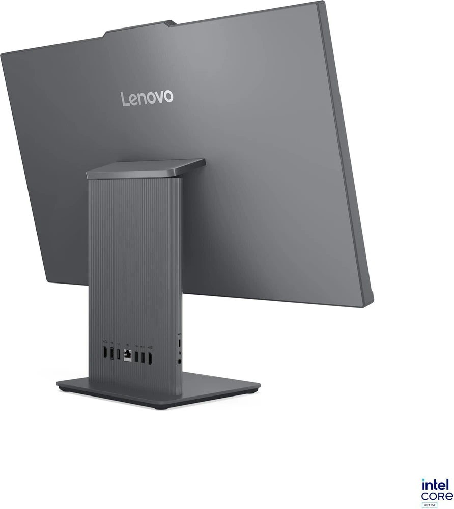 Stacionarus kompiuteris Lenovo IdeaCentre AIO 27 - Ultra 7 256V | 27''-FHD-99% sRGB | 16GB | 512GB | No OS | Cloud Pilkas