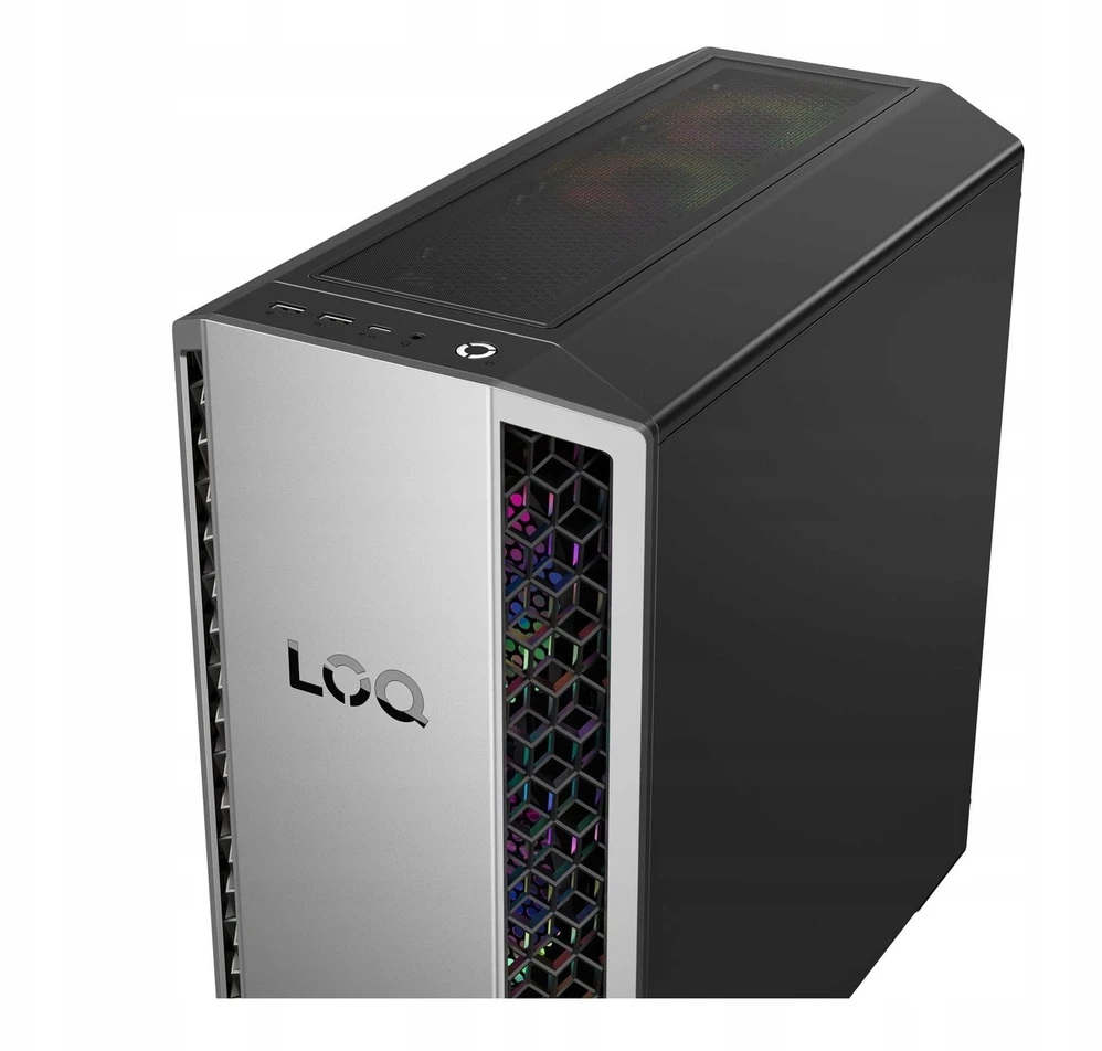 Stacionarus kompiuteris Lenovo LOQ Tower 26ADR10 Ryzen 7 8745HX 32GB DDR5 5200 1TB SSD GeForce RTX 5070 12GB Windows 11 Luna Pilkas / Eclipse Juodas