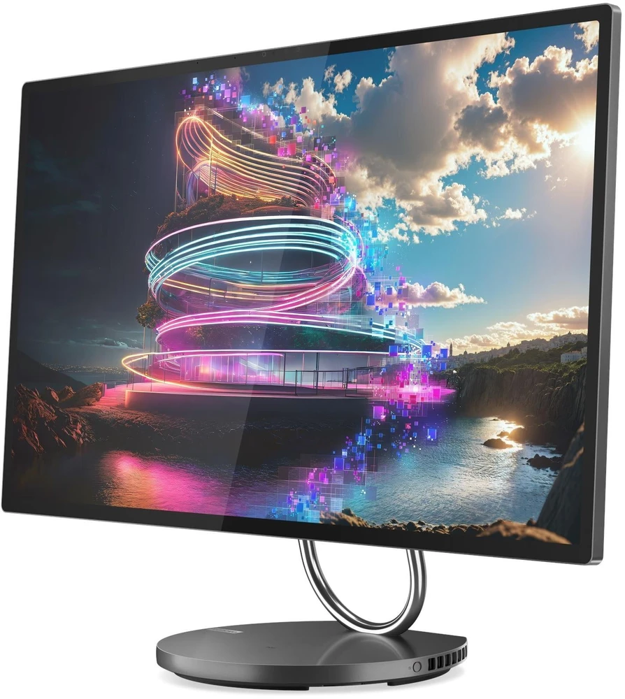 Lenovo Yoga AIO 32ILL10 Ultra 7 256V 31.5" UHD IPS 495 nitų 16GB LPDDR5X-8533 1TB SSD Intel Arc Graphics 140V 5.0MP kamera + IR Windows 11 Pro Storm Pilkas