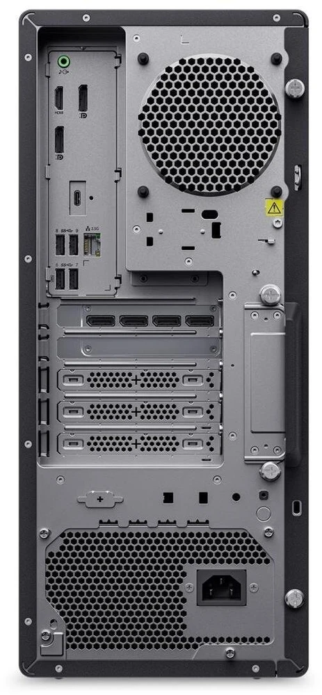 Stacionarus kompiuteris Lenovo „ThinkStation P4 Tower“ darbo stotis, 30kn0024pb, w11pro 9 pro 99652x32gb/1tb/int/3m. os
