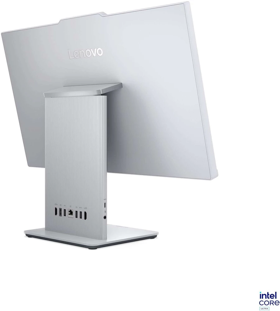 Stacionarus kompiuteris „Lenovo IdeaCentre AIO 24ILL11 Ultra 5“ 226 V 23,8 colio FHD IPS 250 nitų 100 Hz AG 16 GB LPDDR5X-8533 512 GB SSD „Intel Arc Graphics 130 V“ 5,0 MP internetinė kamera „Windows 11 Cloud Pilkas“