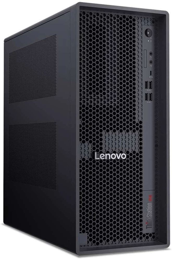 Stacionarus kompiuteris Lenovo „ThinkStation P4 Tower“ darbo stotis, 30kn0024pb, w11pro 9 pro 99652x32gb/1tb/int/3m. os
