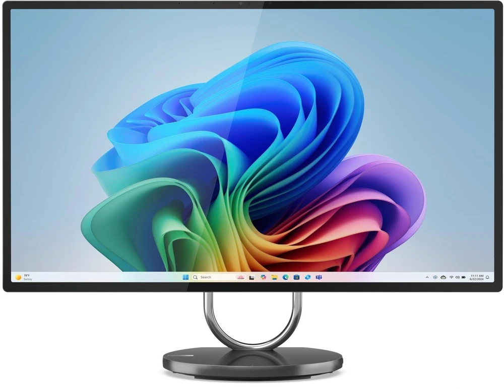 Lenovo Yoga AIO 32ILL10 Ultra 7 256V 31.5" UHD IPS 495 nitų 16GB LPDDR5X-8533 1TB SSD Intel Arc Graphics 140V 5.0MP kamera + IR Windows 11 Pro Storm Pilkas
