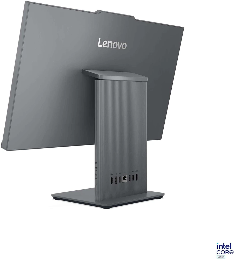 Stacionarus kompiuteris Lenovo IdeaCentre AIO 24ILL11 Ultra 5 226V 23.8" FHD IPS 250 nitų 100 Hz AG 16 GB LPDDR5X-8533 512 GB SSD Intel Arc Graphics 130V 5.0 MP internetinė kamera Be OS Debesis Pilkas