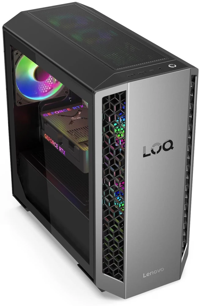 Komputer Lenovo LOQ Tower 26ADR10, Ryzen 7 8745HX, 16 GB, RTX 5050, 512 GB M.2 PCIe Windows 11 Home