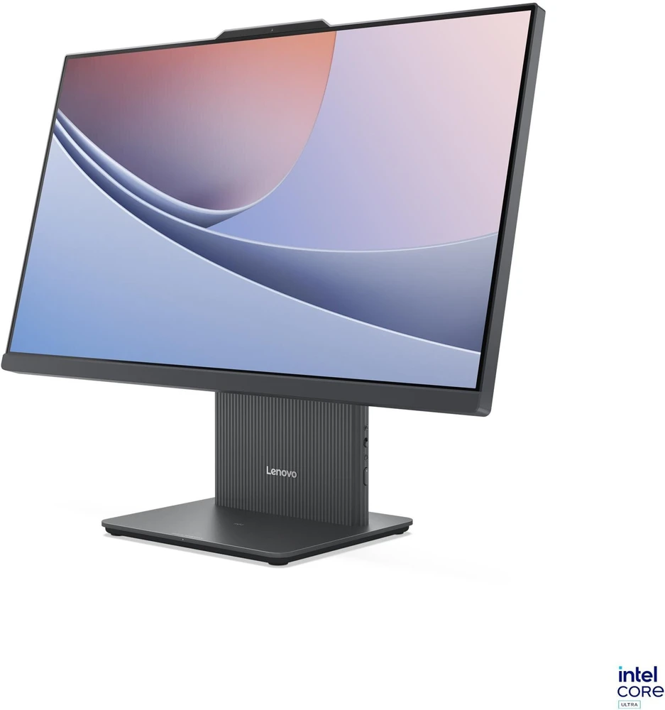 Stacionarus kompiuteris Lenovo IdeaCentre AIO 24ILL11 Ultra 7 256V 23,8" FHD IPS 250 nitų 100 Hz AG 16 GB LPDDR5X-8533 512 GB SSD Intel Arc Graphics 140V 5.0 MP internetinė kamera Ne OS Pilkas Luna