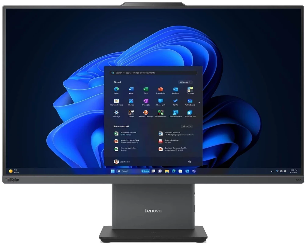 Stacionarus kompiuteris Komputer Lenovo ThinkCentre ThinkCentre Neo 50a 24 Gen 6 Core Ultra 5 226V, 16 GB, 512 GB SSD Windows 11 Pro