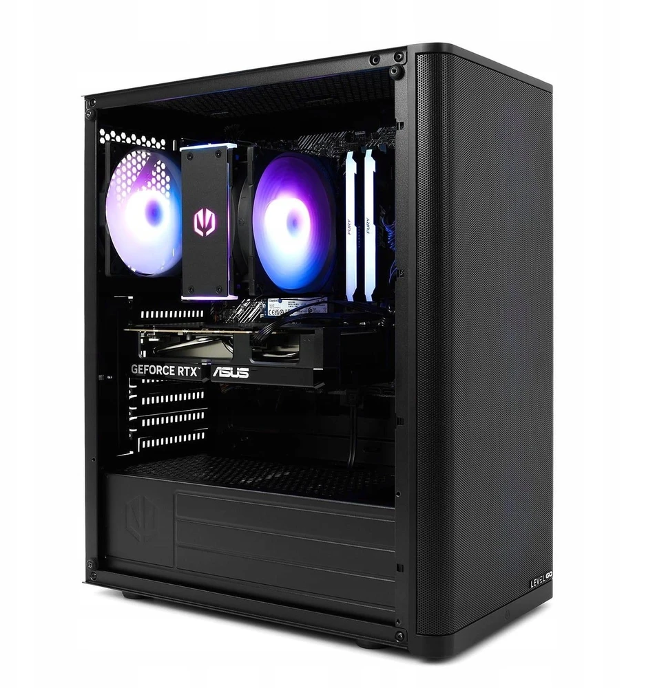 Stacionarus kompiuteris Level GO [G01] Ryzen 5 | RTX 5060 | 16GB | 1TB