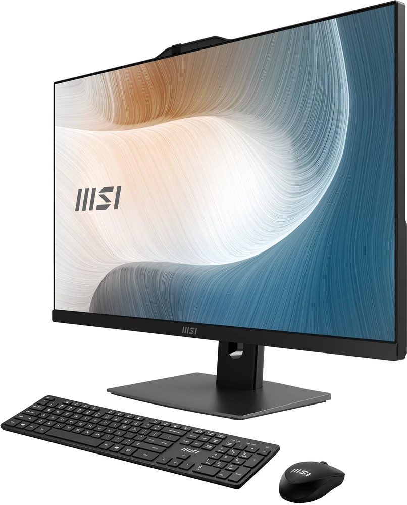 MSI Modern AM272P 1M-1293XEU All-in-One PC/workstation Intel Core 5 120U 68.6 cm (27") 1920 x 1080 pikselių 16 GB DDR5-SDRAM 512 GB SSD Wi-Fi 6E (802.11ax) Juodas