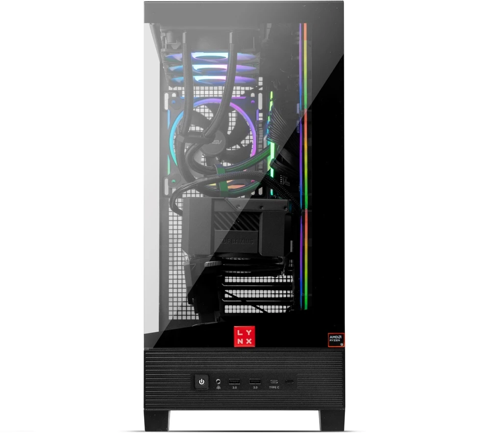 Stacionarus kompiuteris Komputer Lynx LYNX Challenger Ryzen 7 9800X3D 64GB 2TB SSD NVMe RTX 5080 16G W11 Home