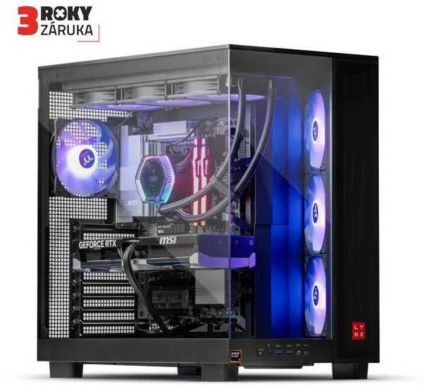 Stacionarus kompiuteris Komputer Lynx LYNX ULTIMATE Ryzen 7 9800X3D 64GB 4TB SSD NVMe RTX 5080 16G W11 Home