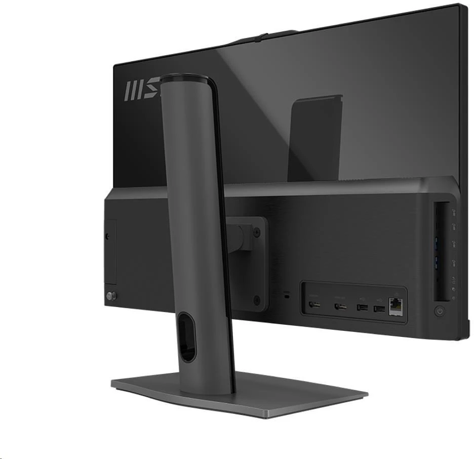 Stacionarus kompiuteris „Viskas viename“ MSI Modern AM242TP 1M-2021XEU Core 5 / 16 GB / 512 GB SSD / 23.8 FHD / Jutiklinis / NoOS / juodas · reguliuojamas stovas