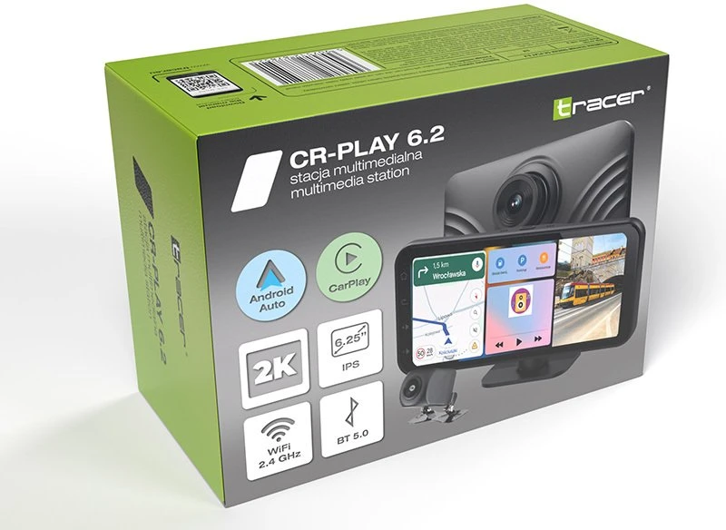 „Tracer Carplay“ / „Android Auto“ CR-PLAY 6.2