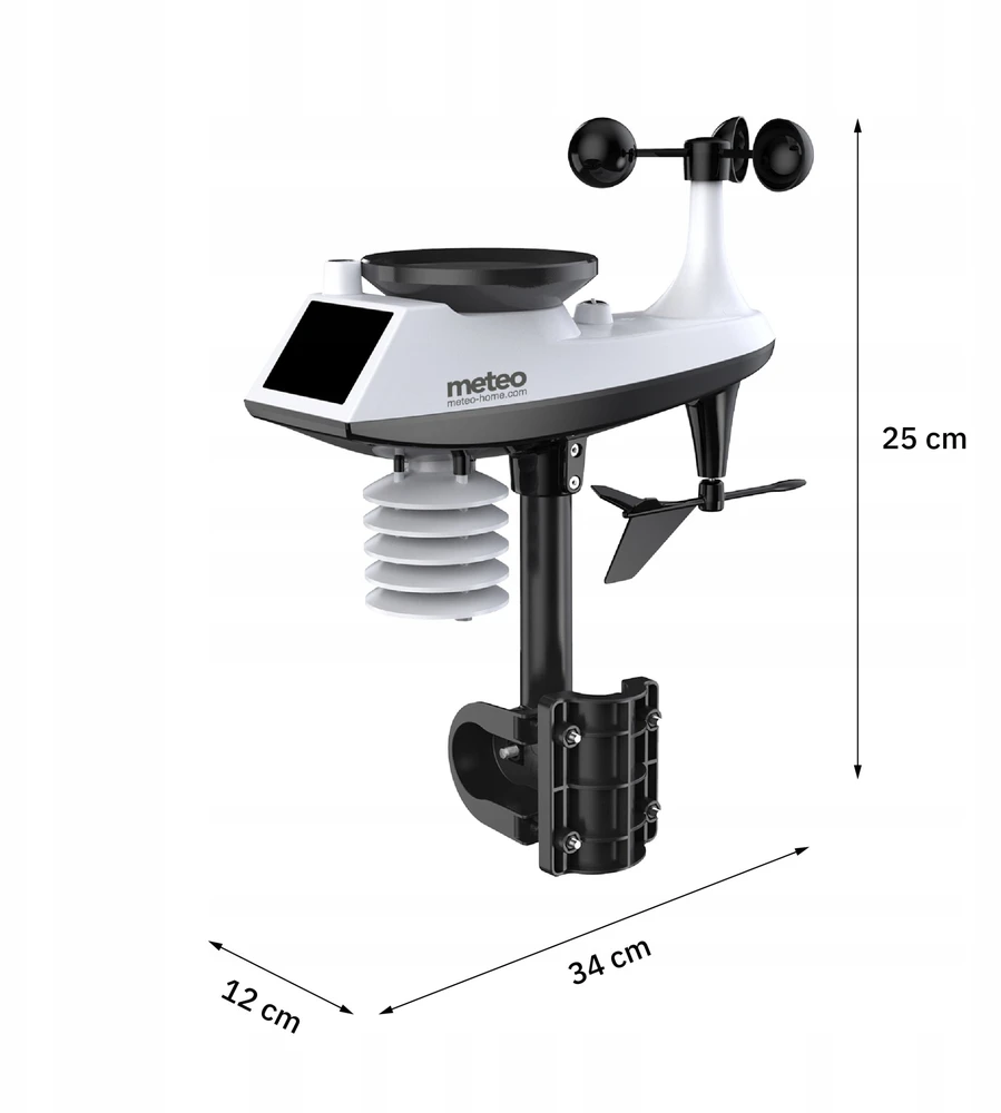Oro stotis Meteo Oro stotis POGODY Belaidė METEO Higrometras Barometras WIFI SP601