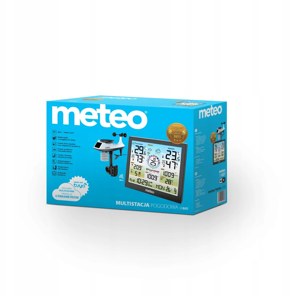 Oro stotis Meteo Oro stotis POGODY Belaidė METEO Higrometras Barometras WIFI SP601