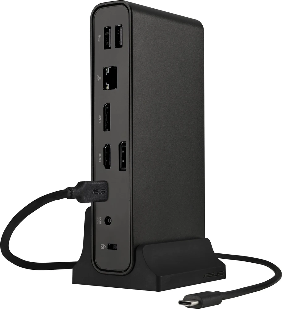 „Asus Triple Screen USB-C Dock Duo DC301 Duo“ | 90XB0A5N-BDS010 | Ethernet LAN (RJ-45) jungtys: 1 | DisplayPort jungčių kiekis: 2 | HDMI jungčių kiekis: 1