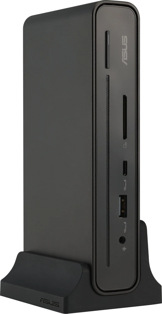 „Asus Triple Screen USB-C Dock Duo DC301 Duo“ | 90XB0A5N-BDS010 | Ethernet LAN (RJ-45) jungtys: 1 | DisplayPort jungčių kiekis: 2 | HDMI jungčių kiekis: 1