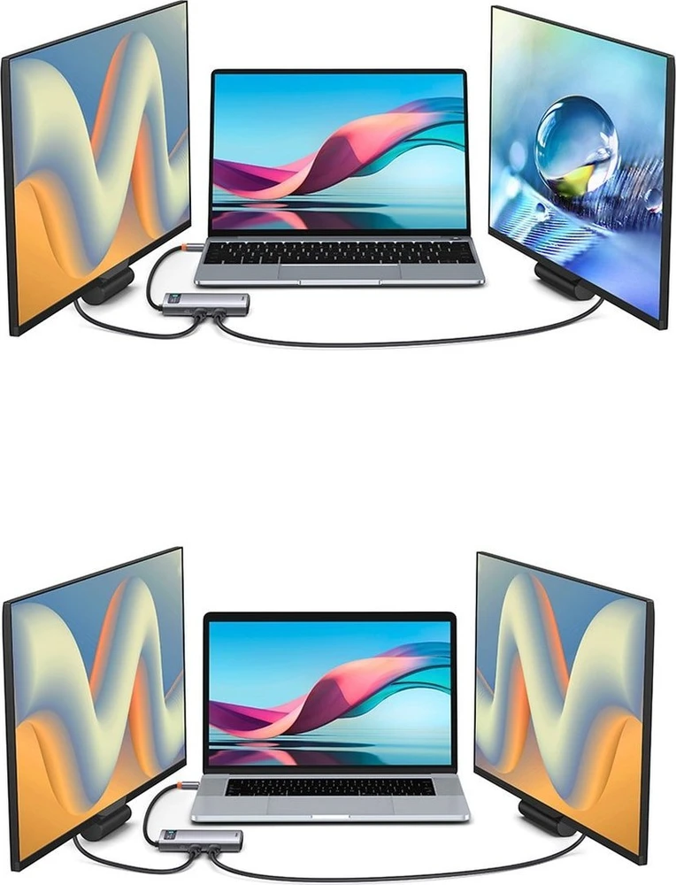 Hub 7in1 Baseus Metal Gleam Series USB-C iki 3x USB 3.0 + HDMI + USB-C PD + VGA + Ethernet RJ45