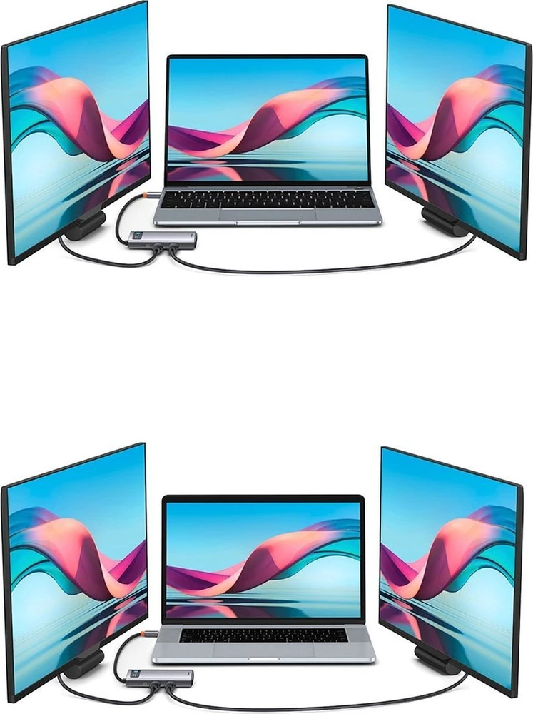 Hub 7in1 Baseus Metal Gleam Series USB-C iki 3x USB 3.0 + HDMI + USB-C PD + VGA + Ethernet RJ45