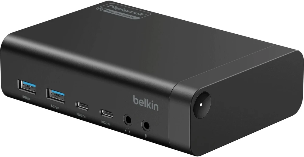 Šakotuvas Stotis/replikatorius Belkin CONNECT 14-in-1 140 W dviejų ekranų doko stotis (INC028KQBK)