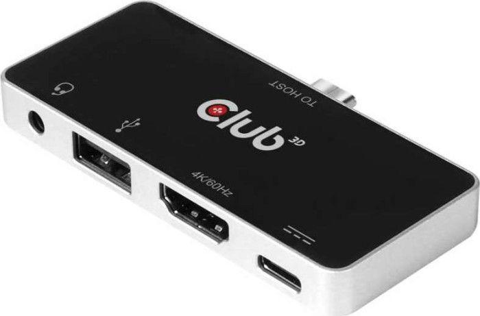 Club 3D 4in1 USB-C stotis / replikatorius (CSV-1591)