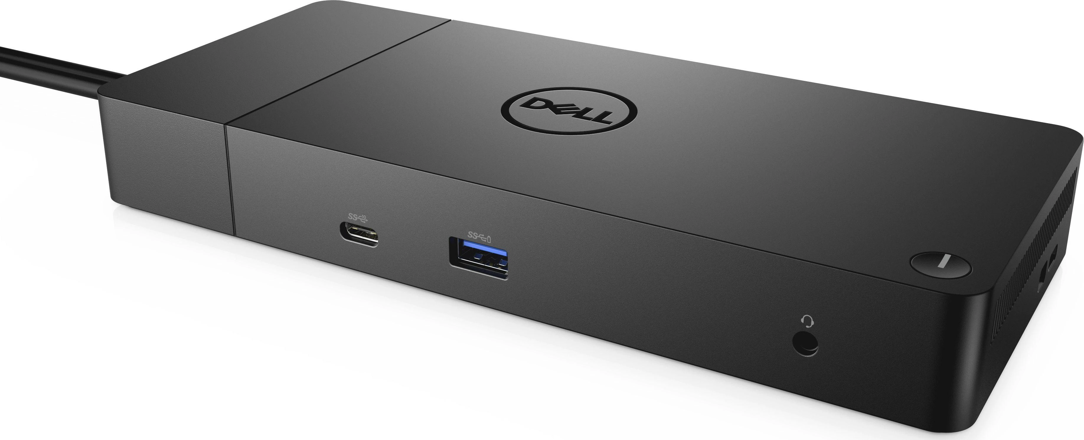 Dell WD19-240W stotelė, priekinio skydelio jungtys