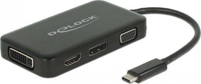Delock USB-C 4-in-1 vaizdo adapteris